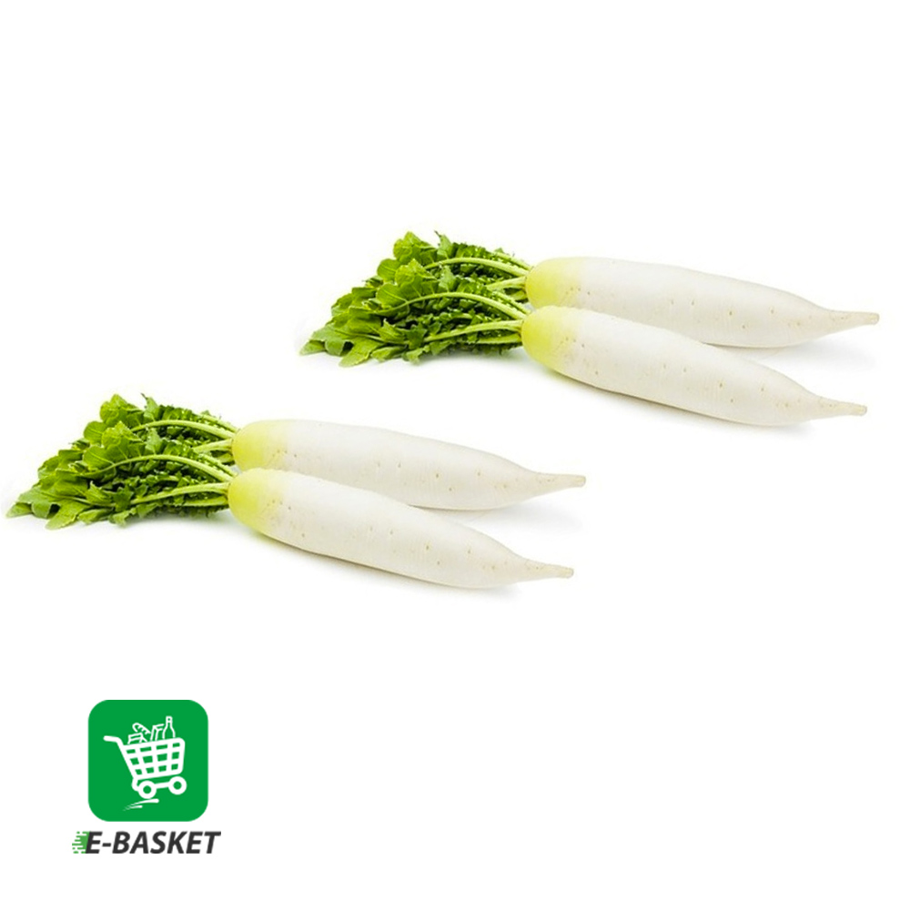 White Radish Fresh 2 Pcs