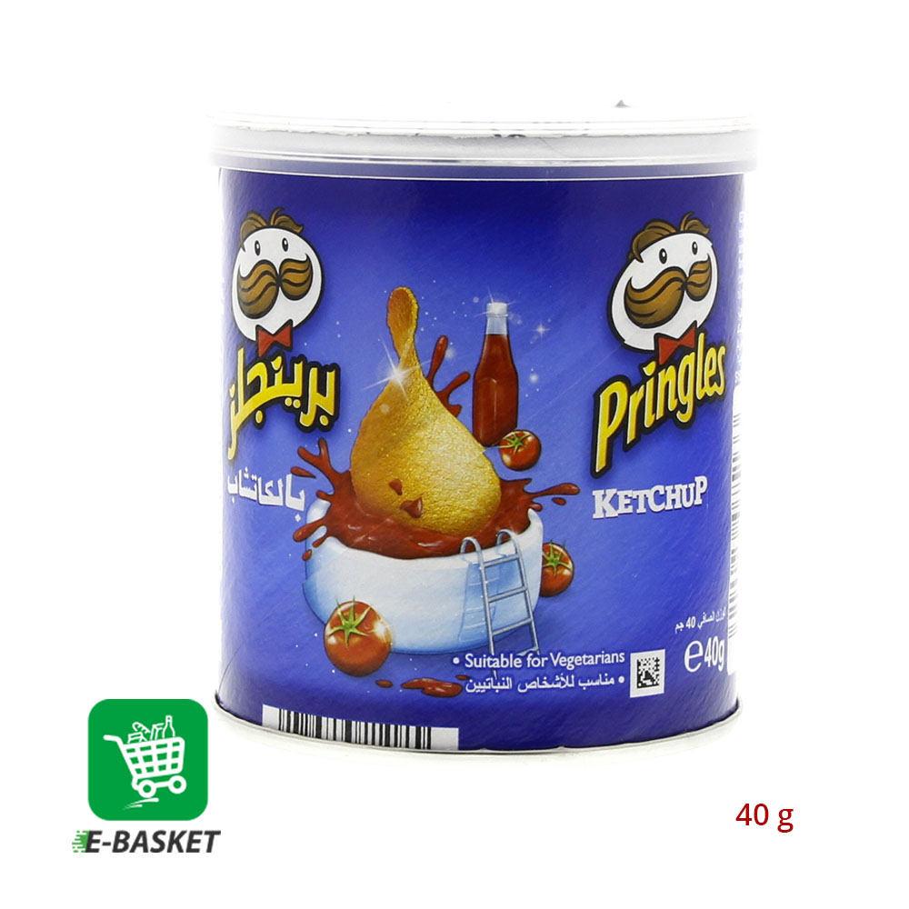 Pringles Ketchup Potato Chips 12 x 40gm