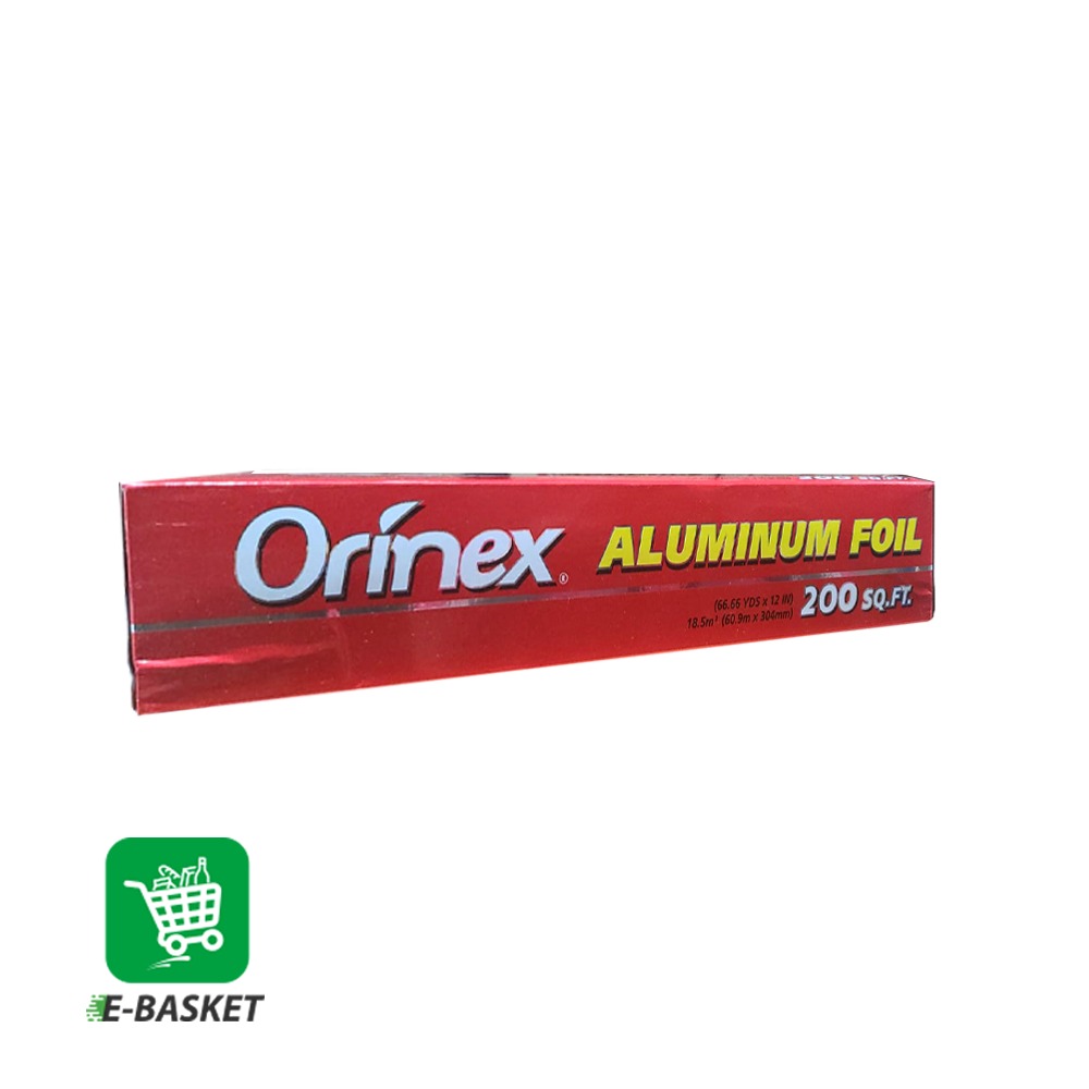 Orinex Alu.Foil giant (200sqft,18.5m2,60.9m x 304mm) X 12