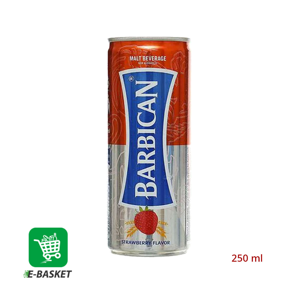 Barbican Beer with Strawberry Flavor Can 24 x 250 ml