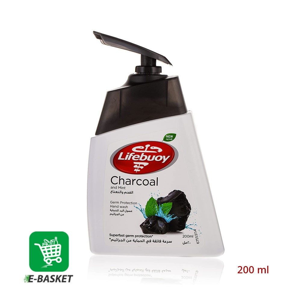 Lifebuoy Charcoal & Mint Handwash 12 x 200ml