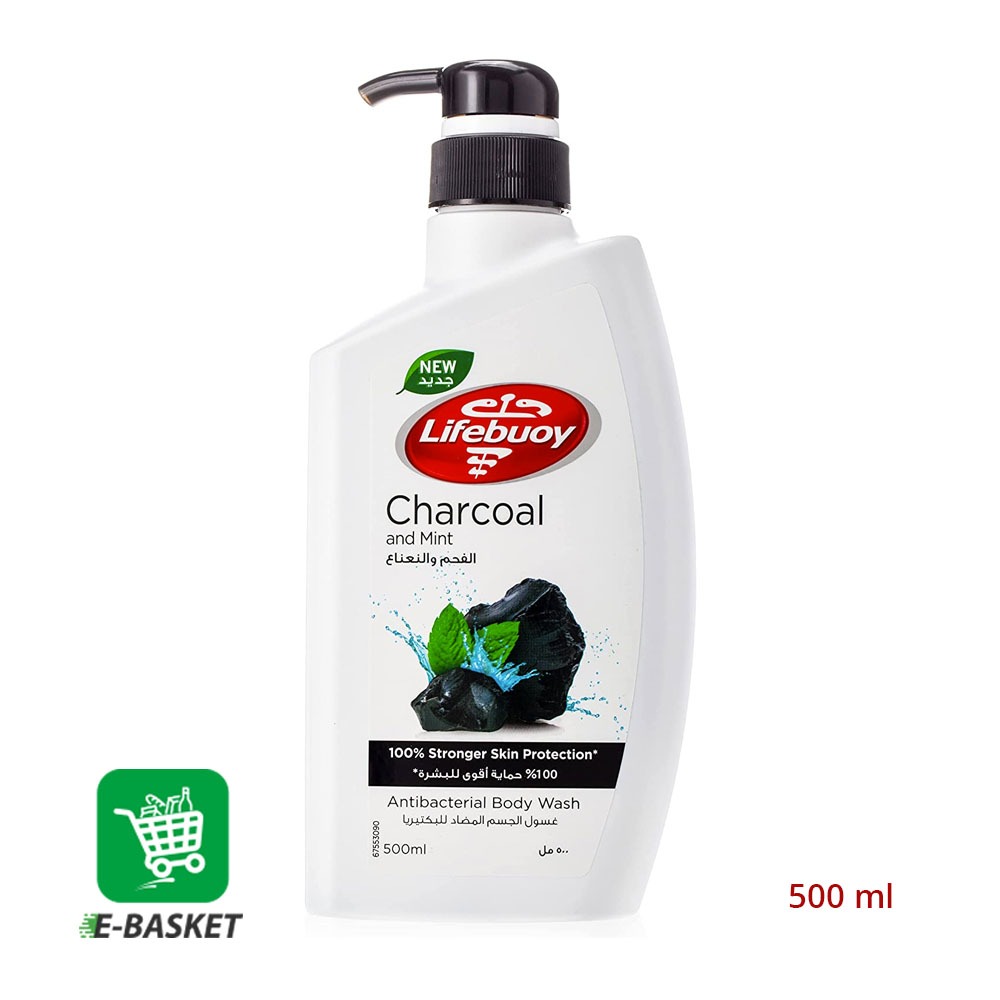 Lifebuoy Charcoal & Mint Antibacterial Handwash 12 x 500ml