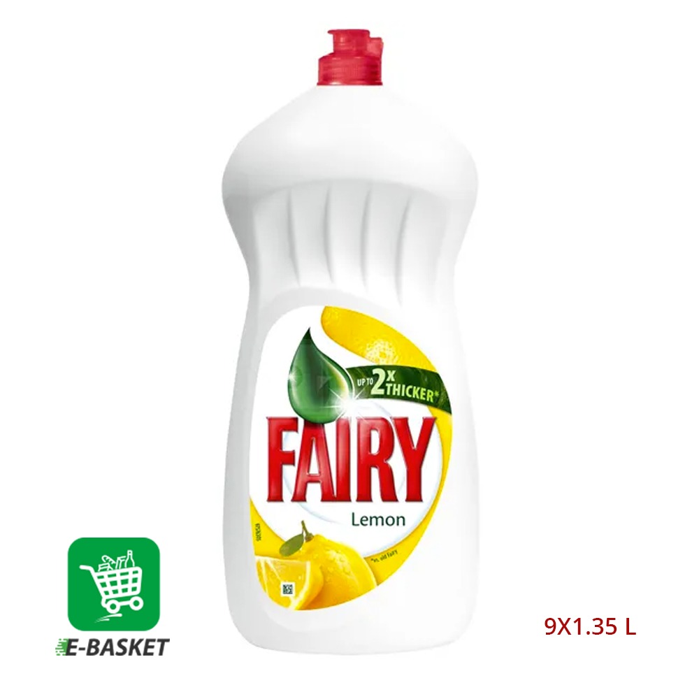 Fairy LemonLiquid Dish washer 9 x 1.35L