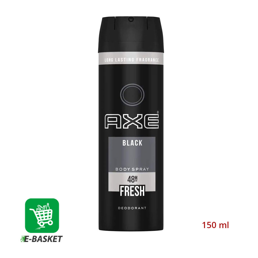 Axe Deodorant & Body Spray Black Night  6 x 150ml