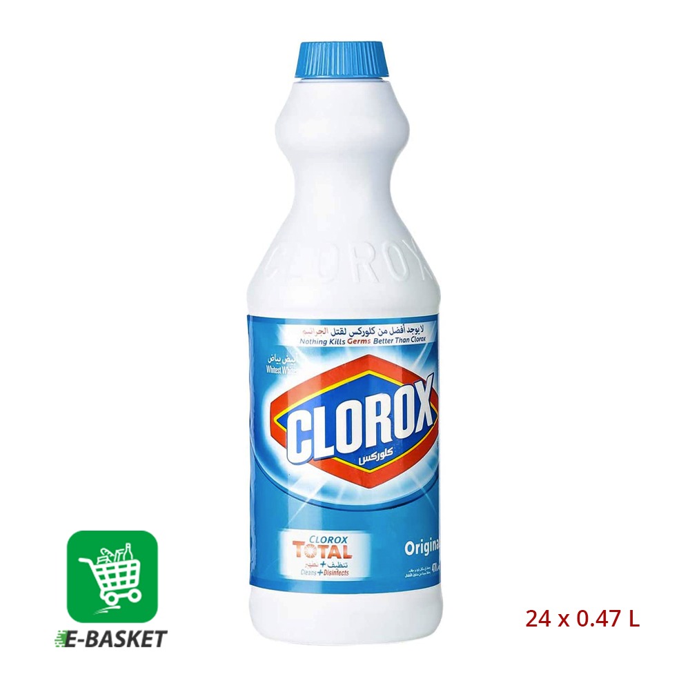 Clorox Bleach Whitening Liquid 24 x 470ml