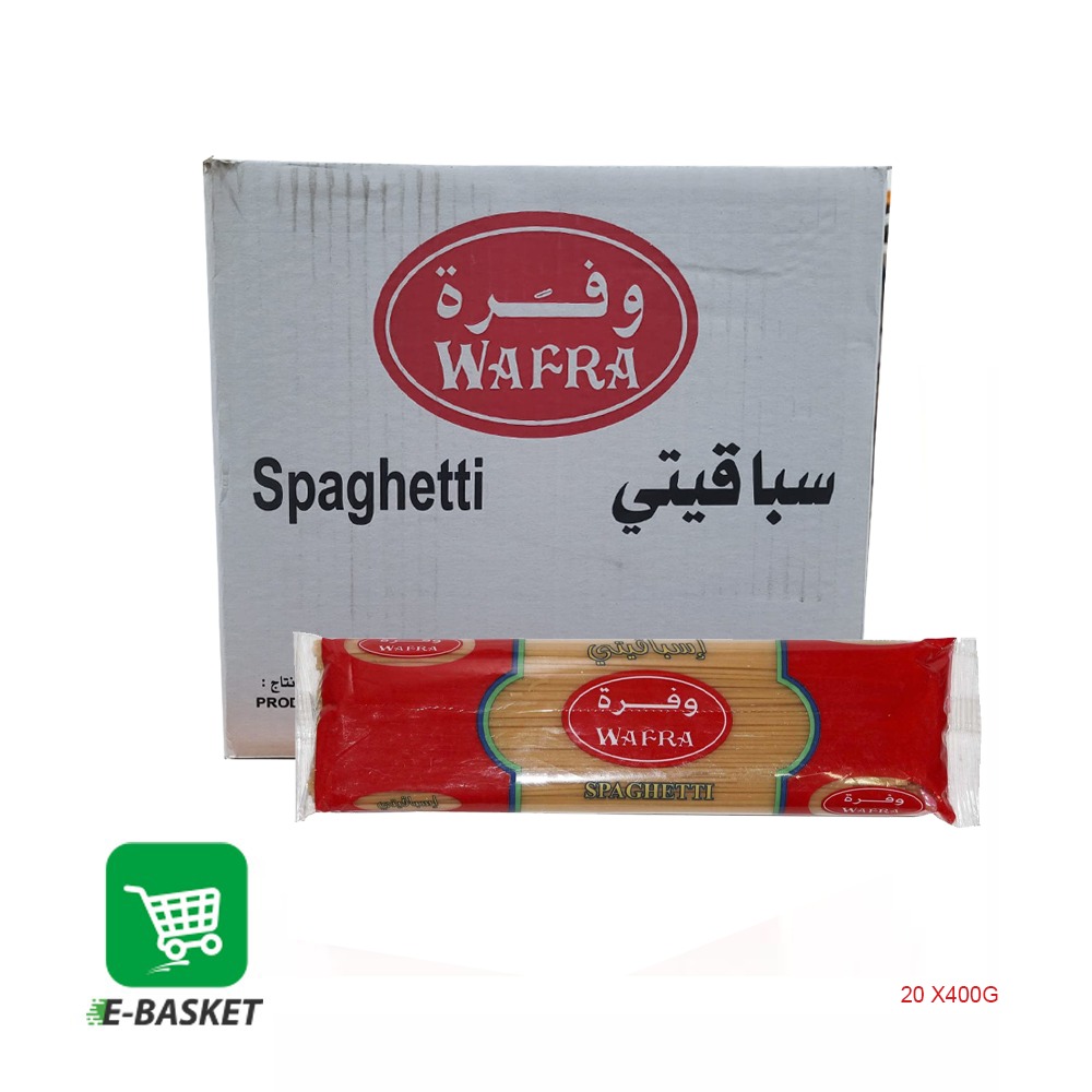 Wafra spaghetti pasta 20 x 400 g